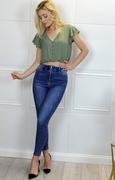 Spodnie damskie - Jeansy modelujące skinny z wysokim stanem Callinera, Kolor ciemnoniebieski, Rozmiar L, Merribel - Primodo.com - miniaturka - grafika 1