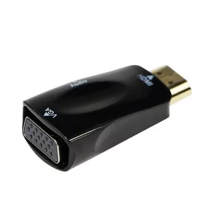 Gembird Adapter HDMI A M ->VGA F + AUDIO (A-HDMI-VGA-02) - Adaptery i przejściówki - miniaturka - grafika 1