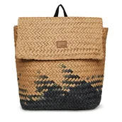 Plecaki - Plecak Roxy ERJBP04851 Beżowy - miniaturka - grafika 1