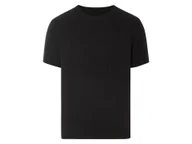 Koszulki męskie - LIVERGY® T-shirt męski z dzianiny (Czarny, S(44/46)) - miniaturka - grafika 1