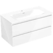 Szafki łazienkowe - Mexen Orio szafka łazienkowa 90 cm z umywalką Vela, 2 szuflady, biała połysk - 91A10-09047-2-BFF00-W23M00 - miniaturka - grafika 1
