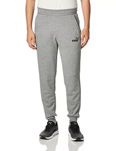 PUMA Męskie spodnie z logo Essentials spodnie dresowe, Średni szary wrzos, M - Spodenki męskie - miniaturka - grafika 1