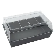 Klatki dla gryzoni - TIAKI klatka dla małych zwierząt Panorama - Szara (dł. x szer. x wys.): 71 x 46 x 31,5 cm - miniaturka - grafika 1