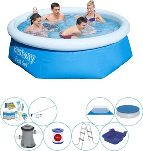 Basen Super Deal - Bestway Fast Set 244x66 cm Rund - Baseny ogrodowe - miniaturka - grafika 1