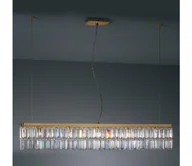 Lampy sufitowe - Kolarz 314.87.3 - Żyrandol kryształowy na lince PRISMA 7xG9/25W/230V 24K złoty - miniaturka - grafika 1