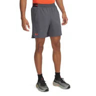 Spodenki męskie - Męskie Spodenki UNDER ARMOUR UA VANISH WOVEN 6IN SHORTS 1373718-028 – Szary - miniaturka - grafika 1