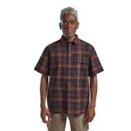 Koszule męskie - Męska koszula konopna Jack Wolfskin GREAT PLAINS SHIRT M CHECK dark navy - S - miniaturka - grafika 1