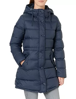 Kurtki damskie - GANT Damska kurtka D2. Długa DOWN Jacket, Evening Blue, XXL - grafika 1