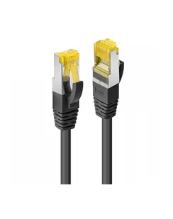 Lindy RJ45 S/ftp Lszh 1m Czarny 10 47691 - Kable miedziane - miniaturka - grafika 1