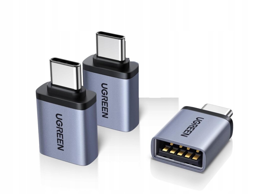 UGREEN Zestaw 3x adapter USB-C na 3,5 mm + USB-C PD - audio i ładowanie