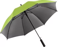 Parasole - Parasol długi automatyczny marki FARE Doubleface, zielono-szary - miniaturka - grafika 1