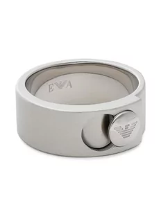 Emporio Armani Pierścionek EGS3090040 Srebrny - Sygnety - miniaturka - grafika 1