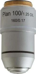 Mikroskop Levenhuk Obiektyw planarno-achromatyczny Levenhuk MED 100x - Mikroskopy i lupy - miniaturka - grafika 1