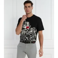 Koszulki męskie - HUGO T-shirt Dacifico | Loose fit - miniaturka - grafika 1