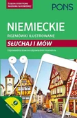 Książki obcojęzyczne do nauki języków - PONS Niemiecki Rozmówki ilustrowane Słuchaj i mów - miniaturka - grafika 1