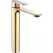 Baterie umywalkowe - Mexen Milo bateria umywalkowa wysoka złota - 71310-50 - miniaturka - grafika 1