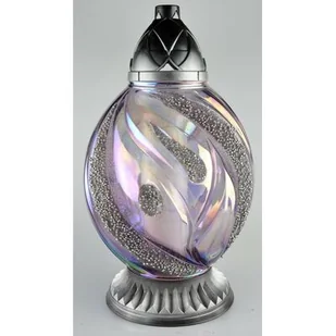 Znicz kula ZP tęcza 37 cm - Lampiony i znicze - miniaturka - grafika 1