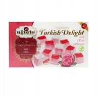 Żelki - LOKUM TURECKIE O SMAKU RÓŻANYM RACHATŁUKUM 350 G UGURLU TURKISH DELIGH - miniaturka - grafika 1