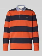 Bluzy męskie - Bluza z kołnierzykiem polo - miniaturka - grafika 1