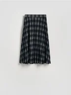 Spódnice - Reserved - Plisowana spódnica w kratę - granatowy - miniaturka - grafika 1