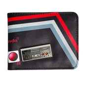 Portfele - Portfel Rozkładany Nintendo Konsola Czarny Ekoskóra - miniaturka - grafika 1