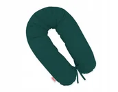 Poduszki do karmienia - Poduszka ciążowa Longer dla kobiet w ciąży do spania - Butelkowa zieleń - miniaturka - grafika 1