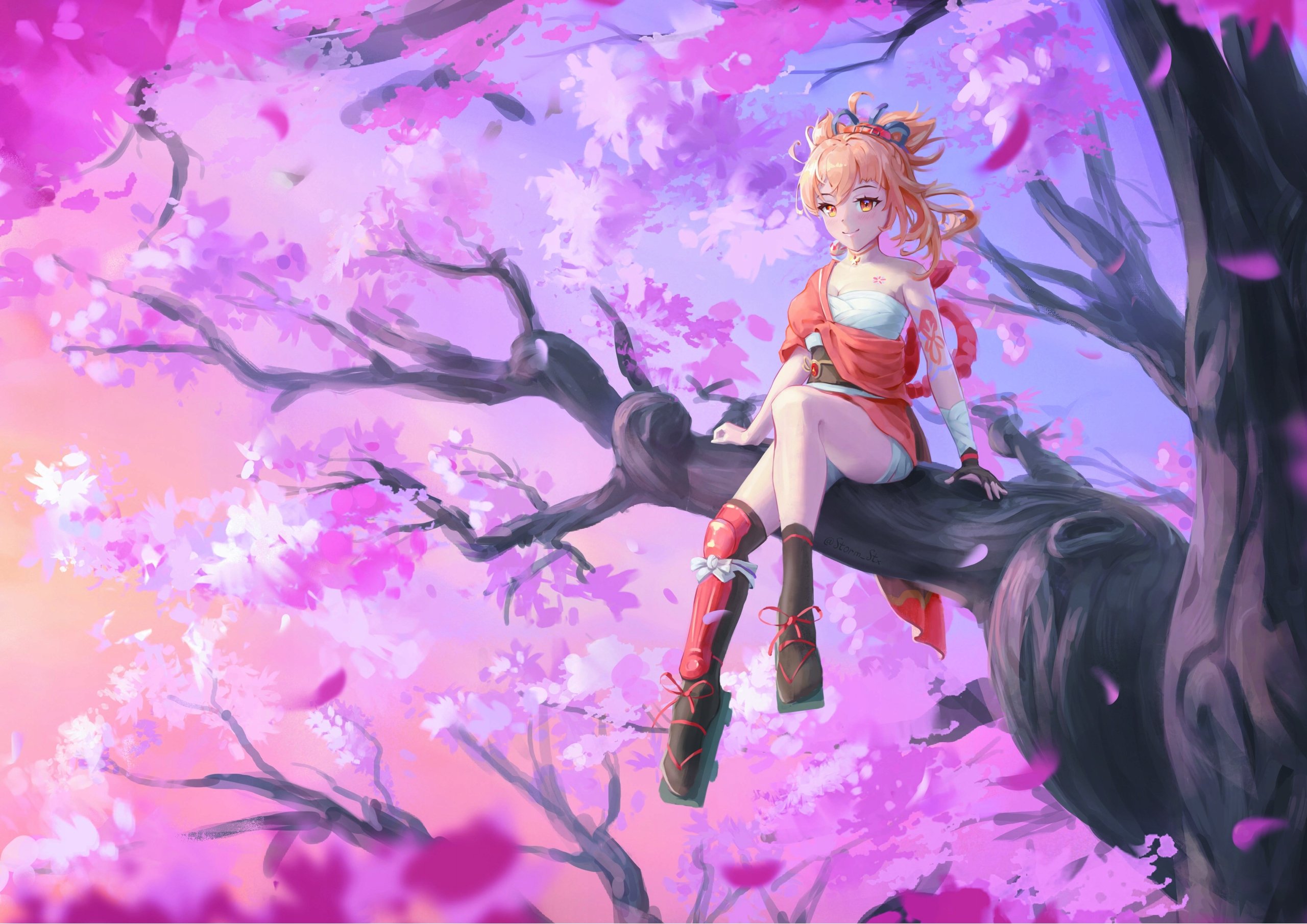 Plakat A1 Genshin Impact Yoimiya