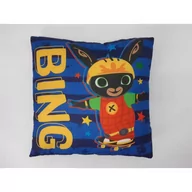 Kołdry i poduszki dla dzieci - Poduszka dziecięca 40x40 Królik Bing niebieska - miniaturka - grafika 1