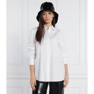 Koszule damskie - Karl Lagerfeld Koszula Jacquard Monogram | Regular Fit - grafika 1