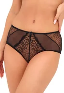 Komplety bielizny - Figi damskie z koronk�� Maja 1300 czarne XXL - miniaturka - grafika 1