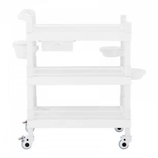 Wózek laboratoryjny - 3 półki po 65 x 47 x 5 cm - 1 szuflada - 60 kg STEINBERG 10030875 SBS-LF-149 - Wózki na żywność - miniaturka - grafika 3