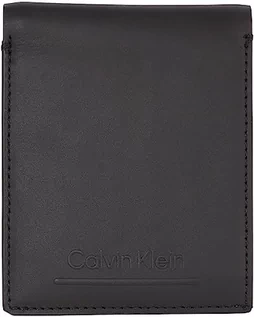 Portfele - Calvin Klein Męskie Must Bifold 5CC W/Portfele na monety, Ck Black Check, jeden rozmiar, Ck Czarna kratka, Rozmiar Uniwersalny - grafika 1