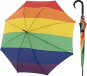 Parasole - Parasol długi automatyczny Doppler Art Collection Pride Rainbow - miniaturka - grafika 1