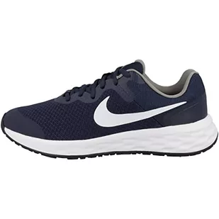 Nike Revolution 6, buty dla małych dzieci, Midnight Navy White Flat Pewter, 22 EU - Buty dla dziewczynek - miniaturka - grafika 1