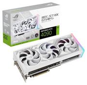 Karty graficzne - ASUS GeForce RTX 4090 ROG STRIX Gaming 24GB DLSS 3 White - miniaturka - grafika 1