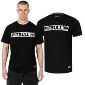 Odzież taktyczna i umundurowanie - Koszulka Pit Bull Middle Weight 170 Basic Hilltop '24 - Czarna L - miniaturka - grafika 1