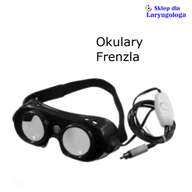 Akcesoria medyczne - Okulary Frenzla do badania oczopląsu z zasilaczem sieciowym 08-655 Metech - miniaturka - grafika 1
