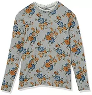 Koszulki i topy damskie - Springfield Damska koszulka z długim rękawem, średni szary, XS, Średni, szary, XS - miniaturka - grafika 1