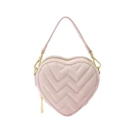 Torebki damskie - Torebka damska Weat Mini Heart serce mała pudrowy róż - miniaturka - grafika 1