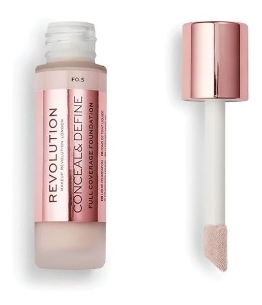 Makeup Revolution Conceal & Define podkład kryjący odcień F0,5 23 ml