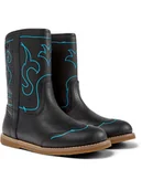 Botki damskie - Camper Skórzane botki w kolorze czarnym - miniaturka - grafika 1