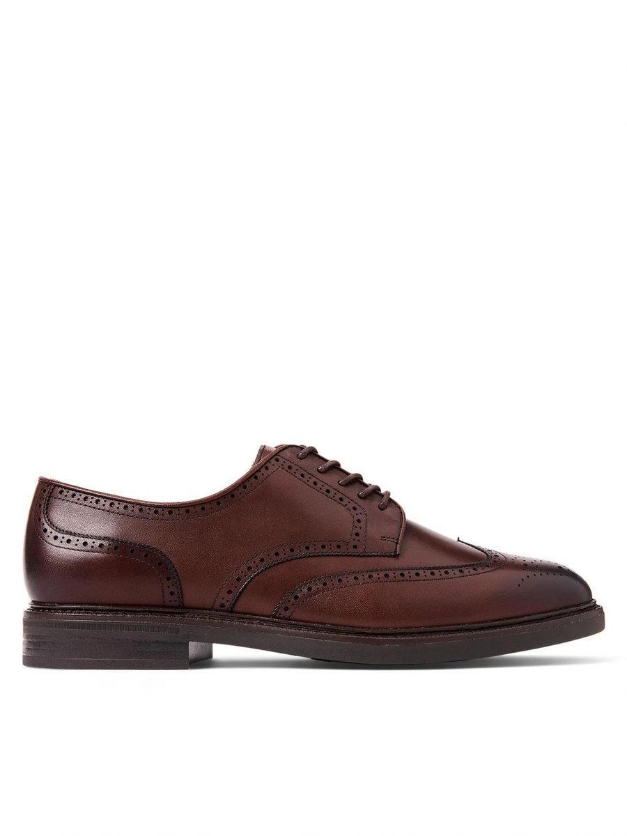 stringate uomo ralph lauren asher 803955640003 polo brown