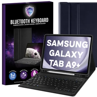 ETUI I KLAWIATURA USB-C NA RYSIK DO SAMSUNG GALAXY TAB A9+ 11" GRANATOWY - Etui do tabletów - miniaturka - grafika 1