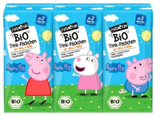 Napój jabłko- gruszka BIO 3 x 200 ml Świnka Peppa - Soki i napoje niegazowane - miniaturka - grafika 1