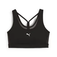 Biustonosze - Damski Stanik sportowy PUMA 4KEEPS CLOUDSPUN BRA 52668601 – Czarny - miniaturka - grafika 1