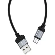 Kable komputerowe i do monitorów - Kabel Połączeniowy Usb Do Microusb 1M (czarny) - miniaturka - grafika 1