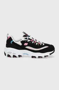 SKECHERS sneakersy kolor czarny - Sneakersy damskie - miniaturka - grafika 1