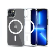 Etui i futerały do telefonów - Braders Etui Flexair Hybrid Magsafe do iPhone 14 Clear - miniaturka - grafika 1