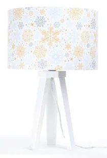 Welurowa lampa stołowa świąteczna trójnóg - S290 Kamara - Lampy stojące - miniaturka - grafika 1