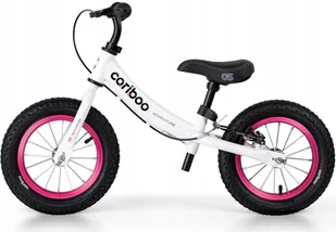 ROWEREK BIEGOWY CARIBOO ADVENTURE WHITE-PINK CA-AV-WP - Rowerki biegowe - miniaturka - grafika 1